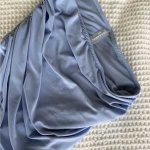 Norma Kamali Soft Blue Wedding Dress